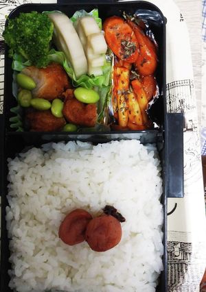 冷凍野菜色々使ってみた男子弁当-レシピのメイン写真
