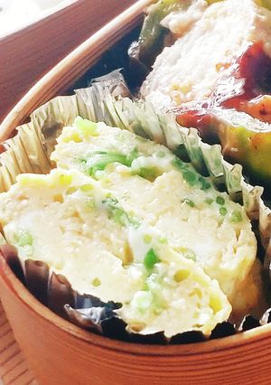 卵1個で豆苗卵焼き★★朝ご飯★弁当ランチ-レシピのメイン写真