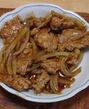 薄切り肉で、簡単コクうま豚のしょうが焼き