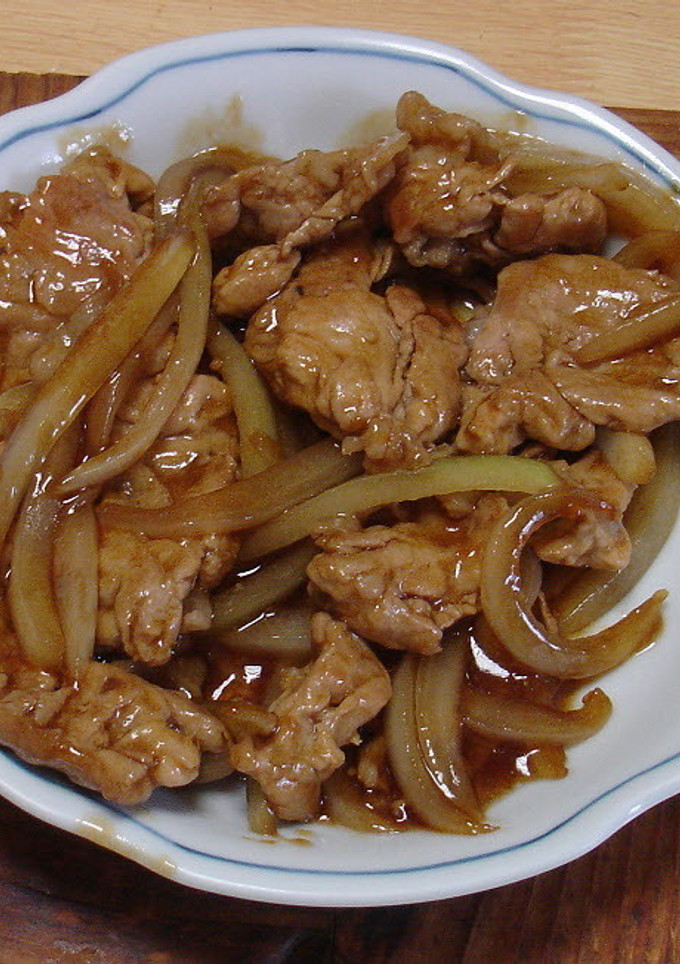薄切り肉で、簡単コクうま豚のしょうが焼き-レシピのメイン写真