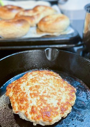 卵不要照り焼きつくねハンバーグ-レシピのメイン写真