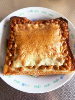 焼マヨ嫌いの納豆トースト-レシピのメイン写真
