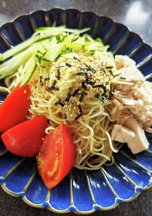 食欲UP！満足感◎カレー風味の冷やし中華-レシピのメイン写真
