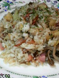 まいたけガーリック炒飯★-レシピのメイン写真