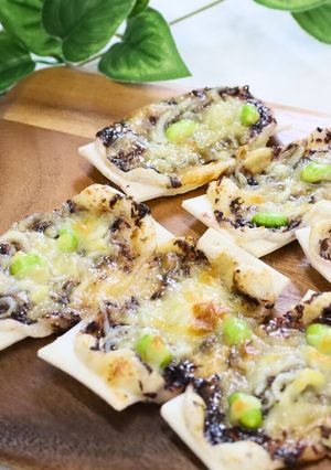 美味しその味噌ピザ-レシピのメイン写真