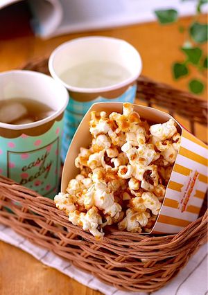 塩キャラメルポップコーン-レシピのメイン写真