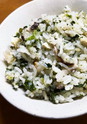 モロヘイヤの炊き込みご飯-レシピのメイン写真
