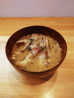 葉しょうがとさば缶のかんたん味噌汁-レシピのメイン写真