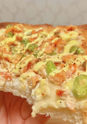 【簡単】鮭マヨ枝豆トースト-レシピのメイン写真
