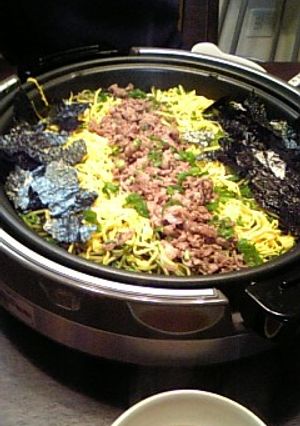 ホットプレートで作る簡単瓦そば☆-レシピのメイン写真