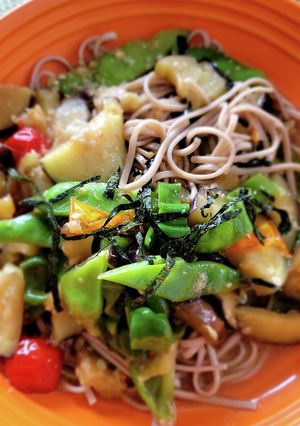 夏野菜ぶっかけそば-レシピのメイン写真
