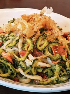 和風ゴーヤペペロンチーノ(焼きうどん)-レシピのメイン写真