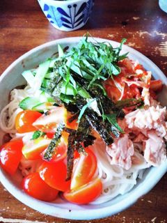 サラダそうめん-レシピのメイン写真