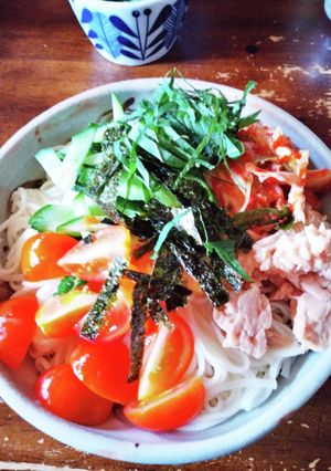 サラダそうめん-レシピのメイン写真
