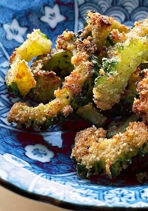 すぐできる。おつまみ揚げ焼きゴーヤ坊や-レシピのメイン写真