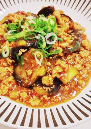 【ノンオイル】鶏むね肉で麻婆茄子-レシピのメイン写真