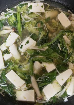 豆腐と野菜のスープ・ファスティング-レシピのメイン写真