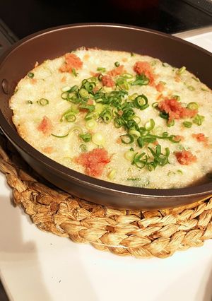 めんたいチーズ山芋鉄板-レシピのメイン写真