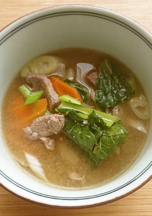 チムシンジ風レバーのけんちん汁-レシピのメイン写真