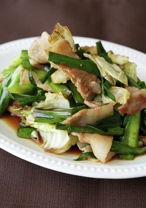 ご飯もお酒もすすむ味。にら豚-レシピのメイン写真