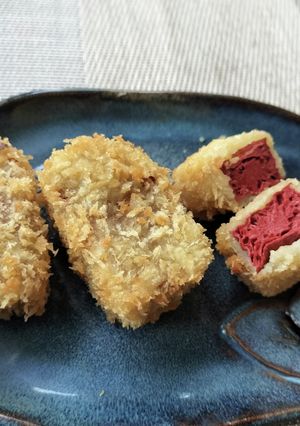 精進料理　赤こんにゃくフライ♪-レシピのメイン写真