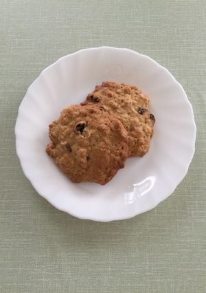 オートミールとレーズンのドロップクッキー-レシピのメイン写真