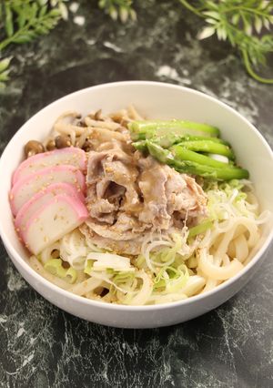 簡単!冷たい肉うどん-レシピのメイン写真