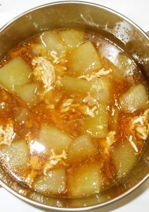 冬瓜の煮物♪夏の暑さをスッキリ簡単薬膳-レシピのメイン写真