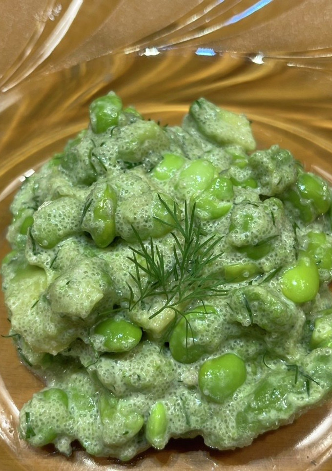 枝豆とアボカドのたらこクリームソース和え-レシピのメイン写真