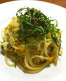 簡単で美味しい鮒寿司の飯（イイ）のパスタ