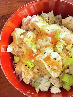 朝ごはんやランチに!ごちそう温玉豆腐丼-レシピのメイン写真