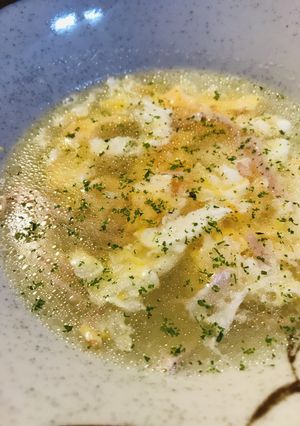 ハム&玉子の鶏煮だしスープ-レシピのメイン写真