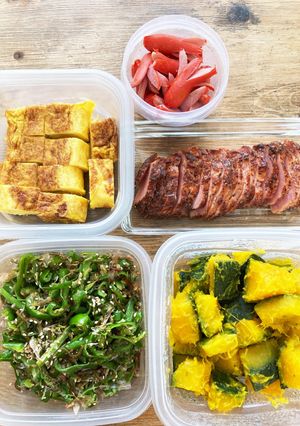 1週間のお弁当8/21-レシピのメイン写真