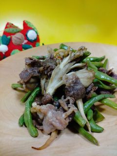 いんげんと牛肉の甘辛炒め-レシピのメイン写真