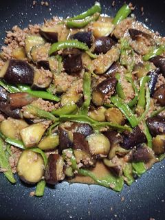 茄子とピーマンのひき肉味噌炒め-レシピのメイン写真