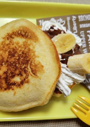 ホットケーキミックスでチョコバナナどら焼-レシピのメイン写真