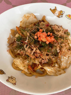 我が家のソース焼きうどん-レシピのメイン写真