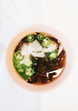 5分でできるオクラともずくのスープ-レシピのメイン写真