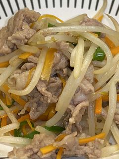 豚肉ともやしの炒め物-レシピのメイン写真