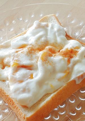 5秒★マンゴーヨーグルト★食パン★ランチ-レシピのメイン写真