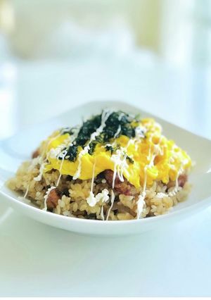 米粉でヘルシー【チバプ】韓国の唐揚げ炒飯-レシピのメイン写真