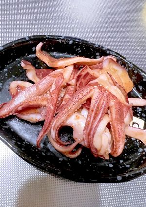 イカのガリバタ炒め-レシピのメイン写真