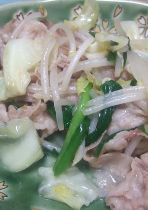 ごはんがすすむ☆豚バラと野菜の炒め-レシピのメイン写真