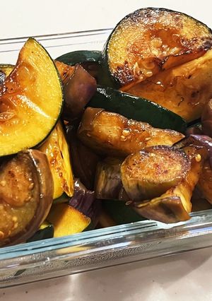 超簡単！ズッキーニとなすの焼き浸し-レシピのメイン写真