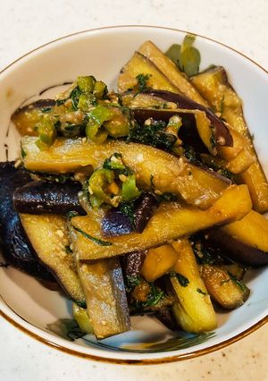 青唐辛子ナス大葉味噌炒め-レシピのメイン写真