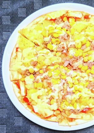 ほくほくポテトとツナマヨコーンピザ-レシピのメイン写真