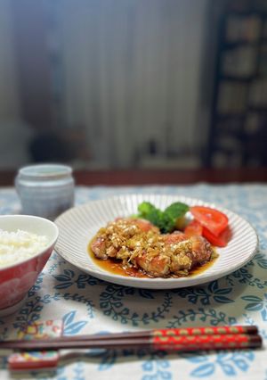 糖尿病予備軍　蜂蜜タレの鶏胸肉の油淋鶏　-レシピのメイン写真