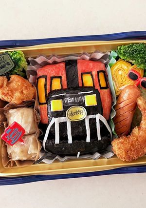 電車弁当　京都　嵯峨野トロッコ列車♪-レシピのメイン写真