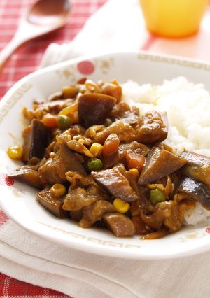 なすのカラフル中華カレー-レシピのメイン写真
