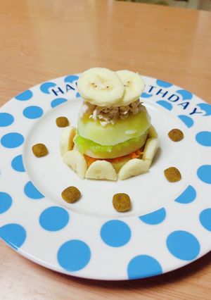 栄養満点!犬用バナナケーキ-レシピのメイン写真